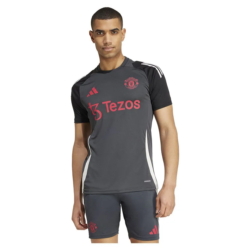 

Футболка с коротким рукавом adidas Manchester United 24/25 EU training, серый