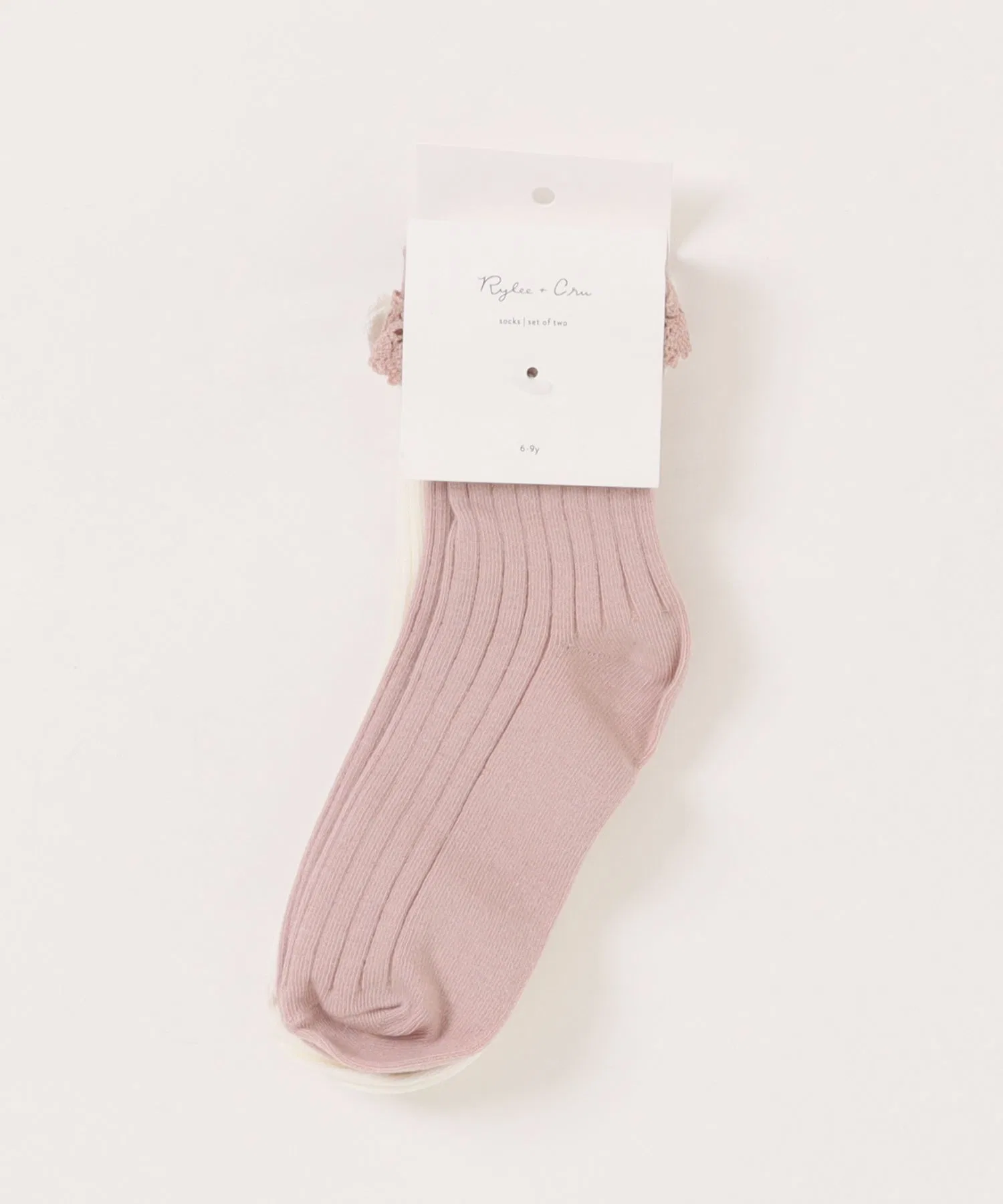 [Bs] [it] [Rylee+Cru] 25AW / Носки с кружевной отделкой, 2 шт.