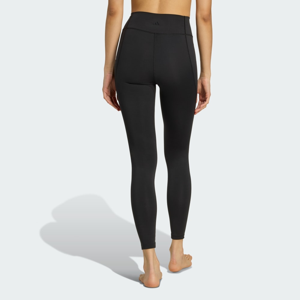 Леггинсы Adidas All Me Essentials Full-Length Leggings, цвет Black/Black — фото 2