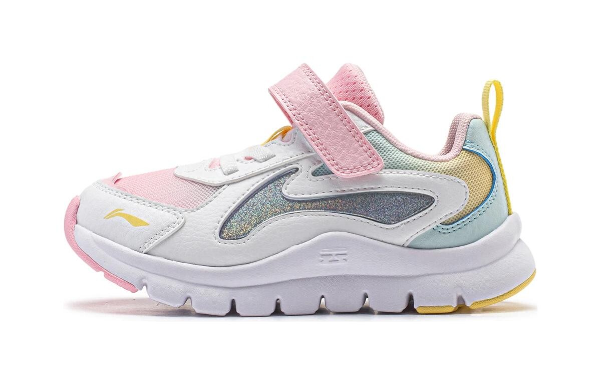 

Кроссовки LINING YOUNG Kids Lifestyle Shoes PS Low-top White/Pink, розовый