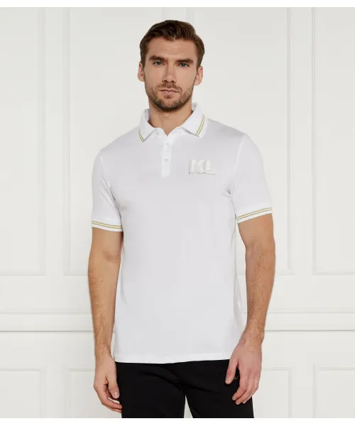

Футболка поло Regular fit Karl Lagerfeld, белый