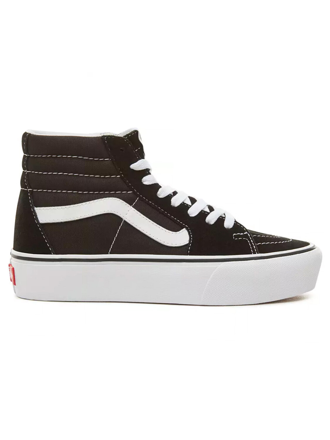 Vans SK8-HI Платформа 2.0 Женский, черный/белый