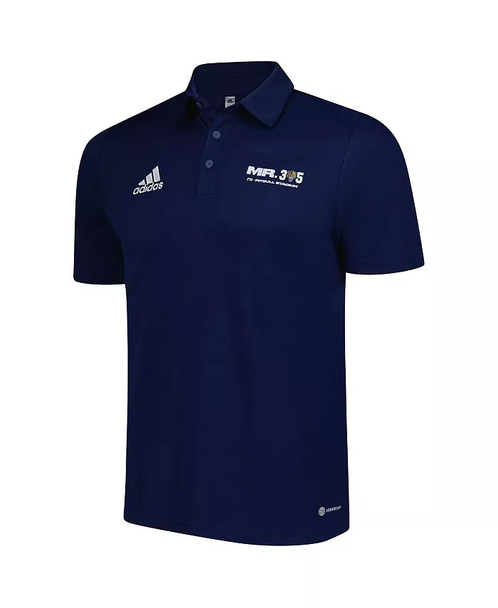 Мужская поло FIU Panthers x Pit Bull Entrada AEROREADY темно-синего цвета adidas — фото 2