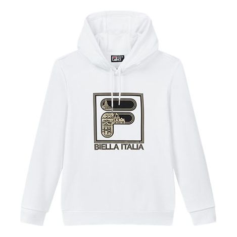 

Толстовка logo pattern printing drawstring white Fila, белый