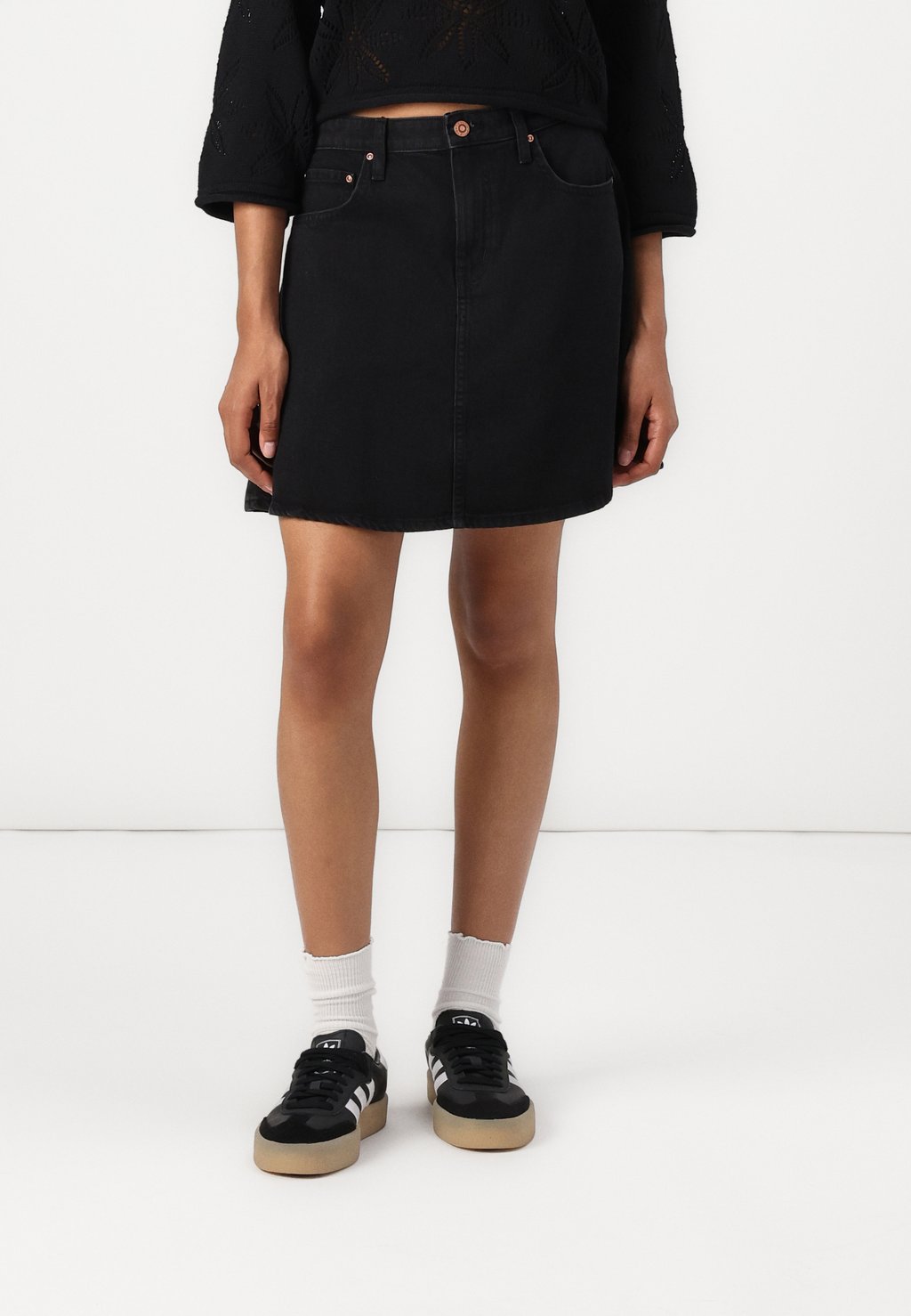 

Мини-юбка ONLEDEN SKIRT ONLY, цвет Washed Black