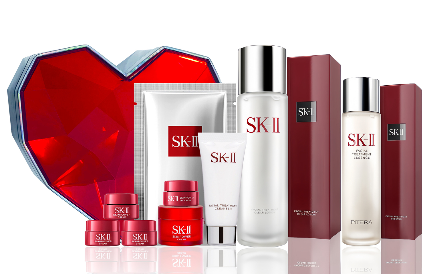 

SK II Qingyinglu наборы для ухода за кожей Unisex SK-II, the sk-ii bang heartbeat supreme nine-piece set