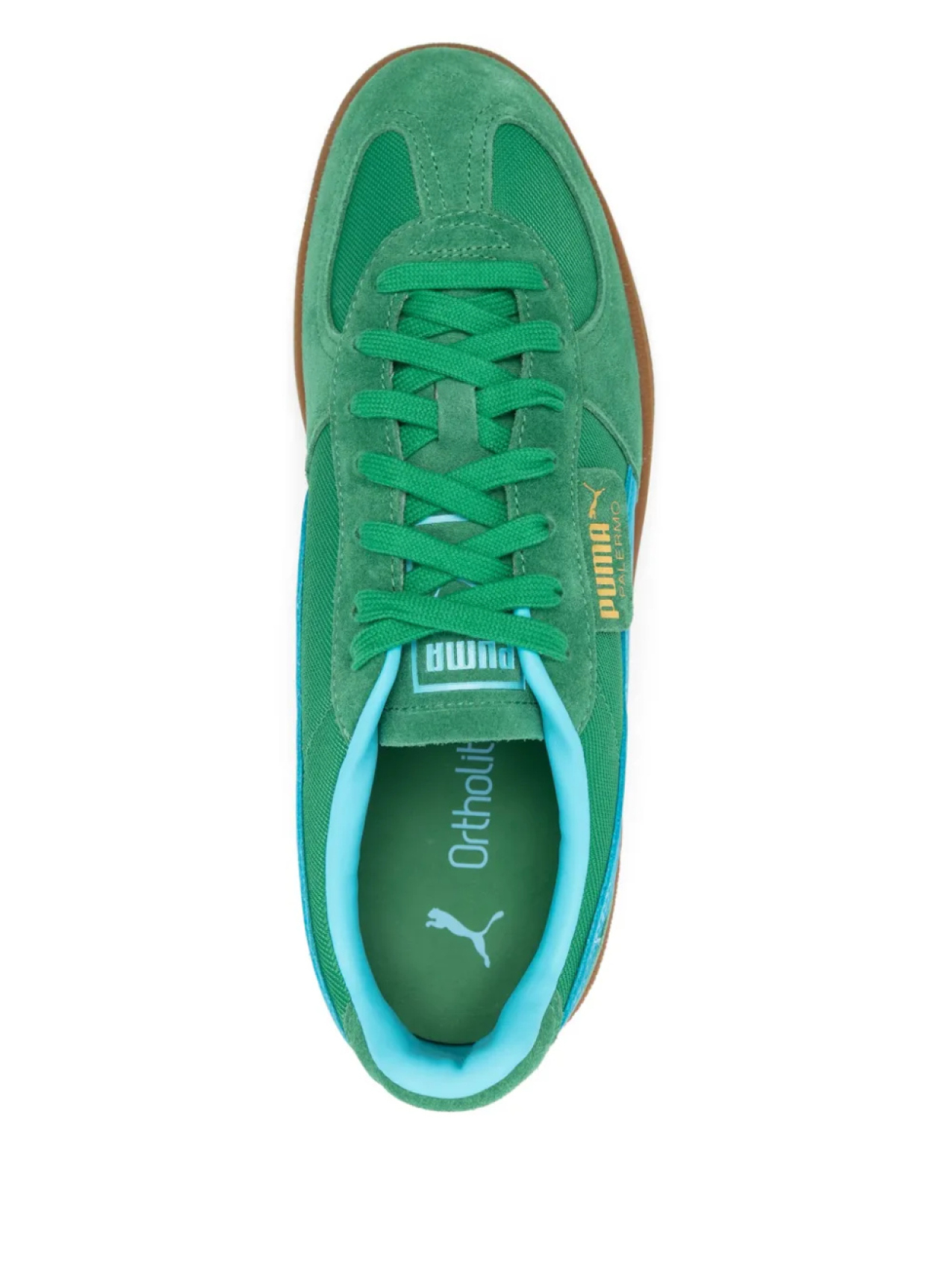 Кроссовки Palermo Vintage Update PUMA, зеленый — фото 4
