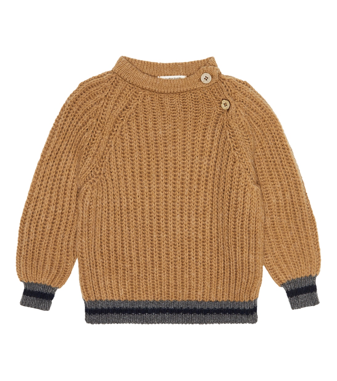 

Свитер ребристой вязки Baby Pablo 1 + in the Family, Caramel