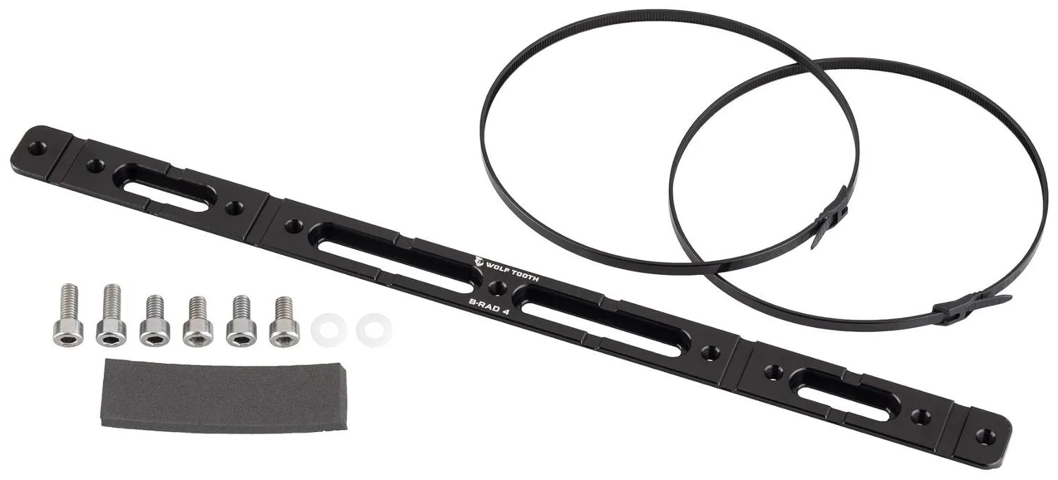 

Базовый монтажный блок B-RAD на 4 слота Wolf Tooth Components, Black