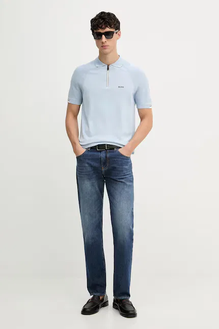 Свитер pullover BOSS Green, синий — фото 2