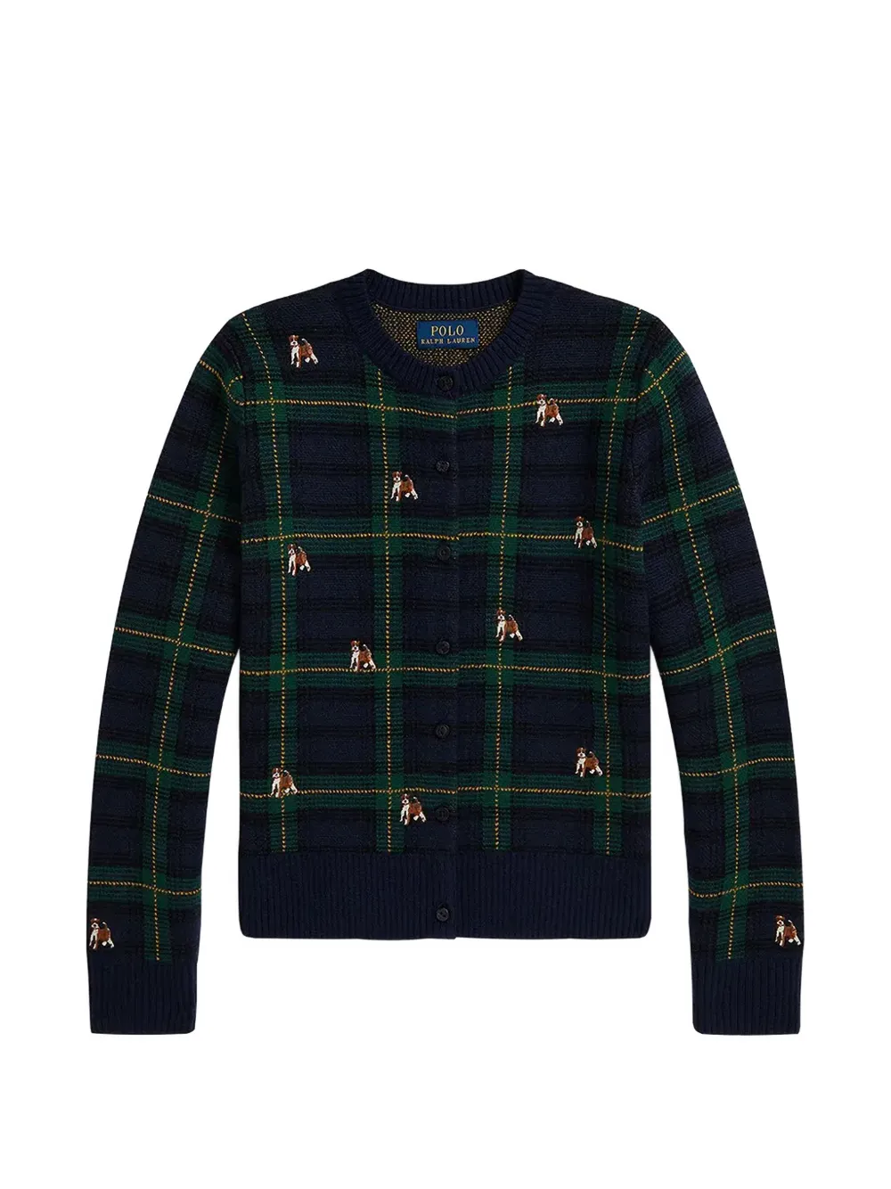 

Кардиган в клетку Polo Ralph Lauren Kids, синий