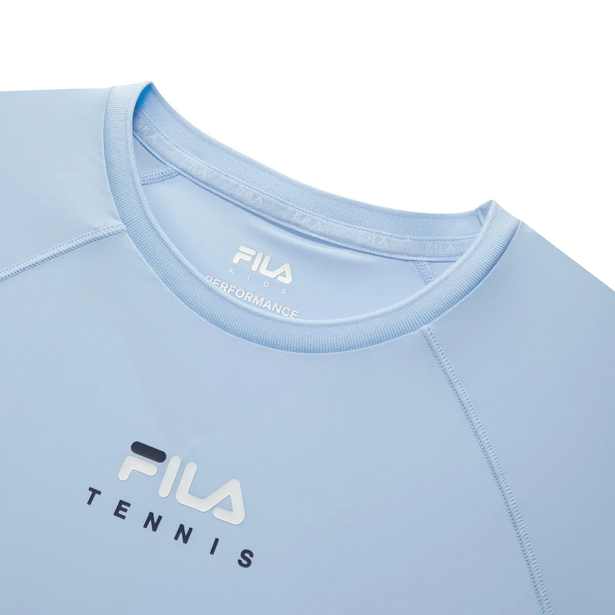 Футболка FILA KIDS PERFORMANCE FPF для детей, Tide Blue — фото 4