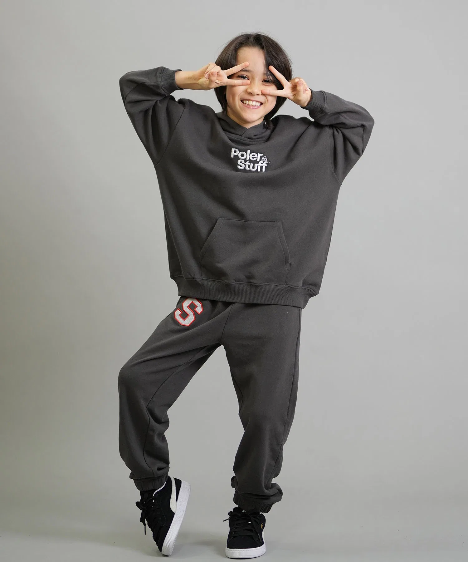Детская толстовка с капюшоном POLER KIDS STUFF HOOD, артикул 259MCV0037 — фото 3