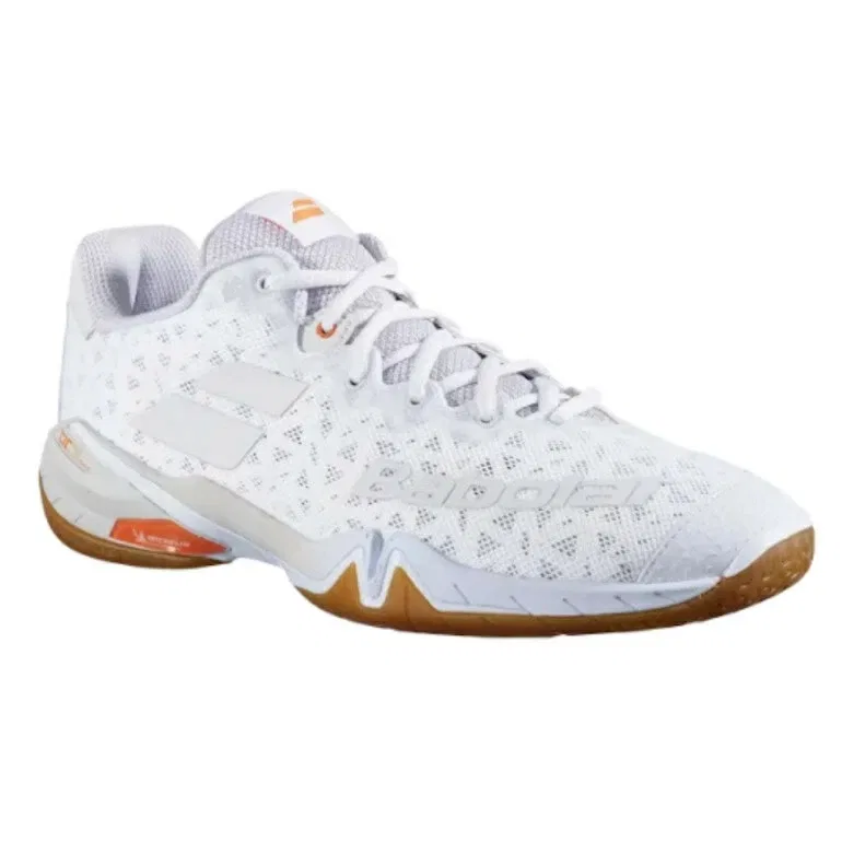 Мужские кроссовки для бадминтона «Shadow Tour M» от Babolat, White/Gray — фото 3