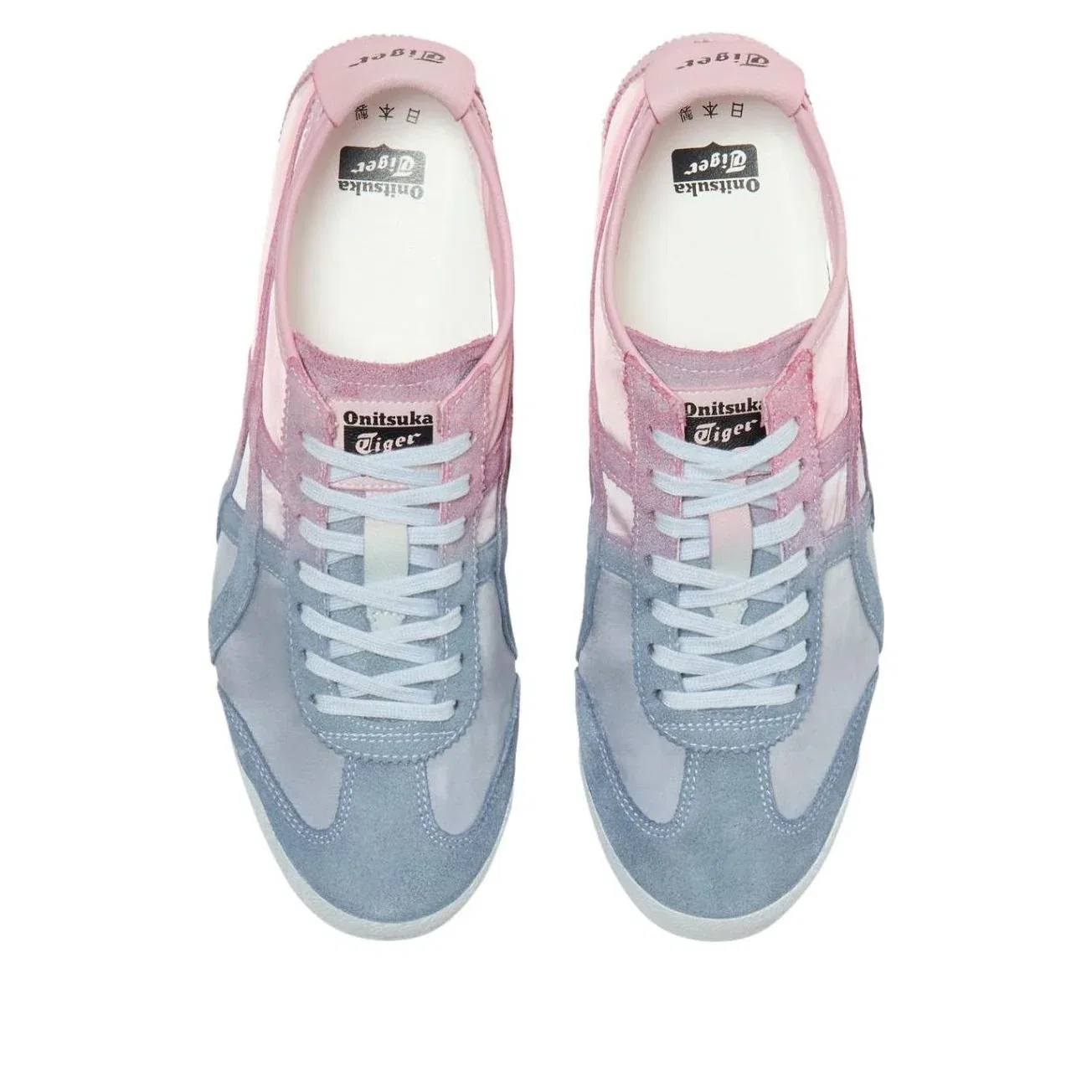 Кроссовки Onitsuka Tiger Nippon Made Mexico 66 'Blue Pink' 1183C586-401, синий — фото 4