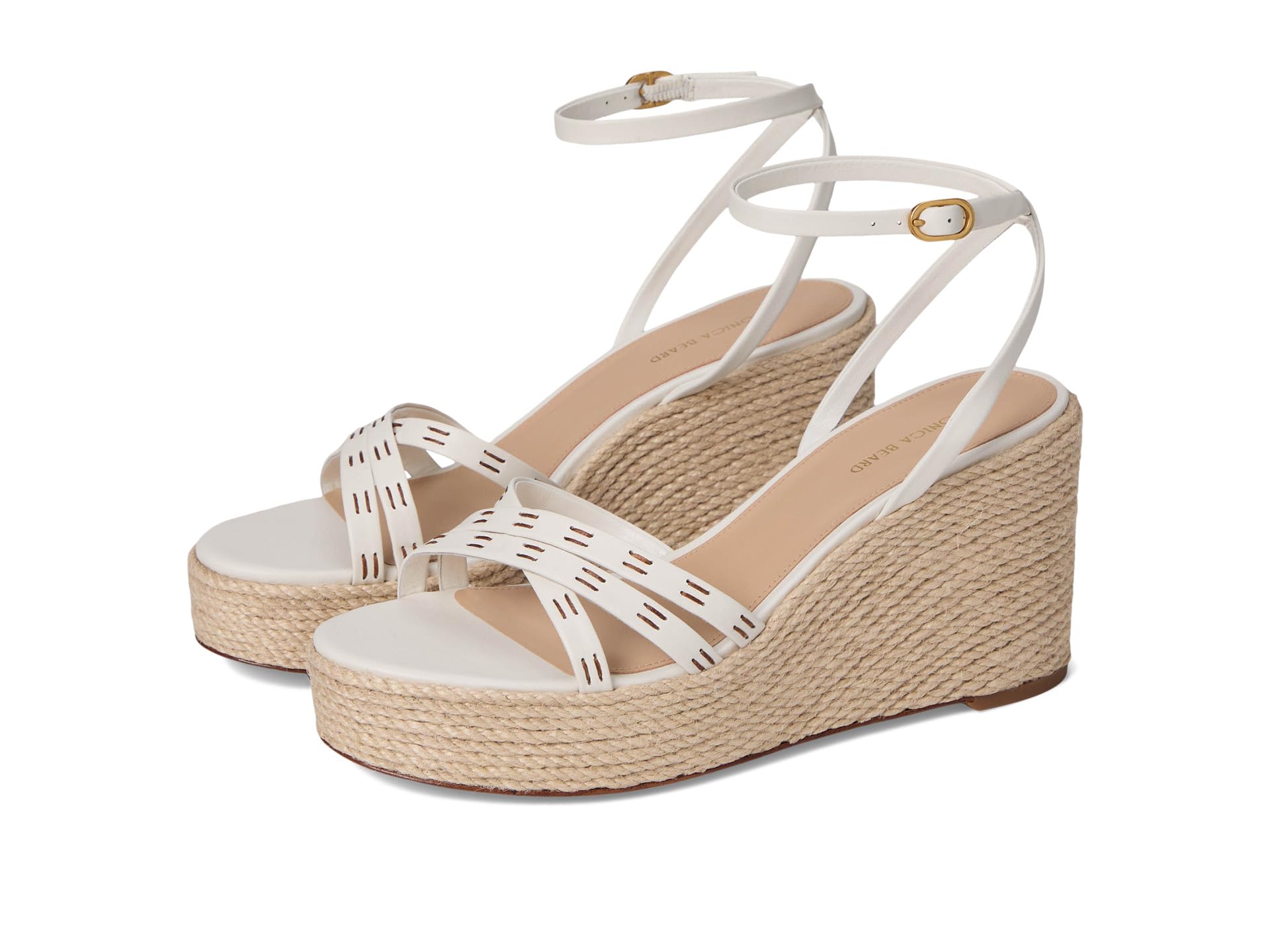 Туфли Veronica Beard Philene, Coconut White Leather