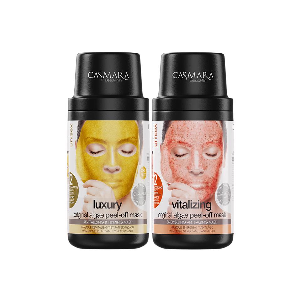 

Золотая витаминная С комбинированная маска для лица подтягивающая увлажняющая для всех типов кожи 140г+140г CASMARA