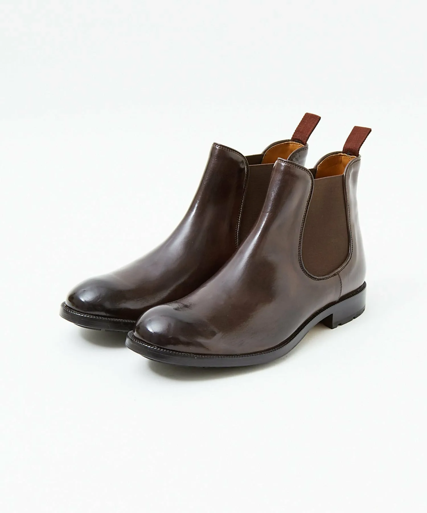 Ботинки с боковой эластичной вставкой / Ботинки челси AlfredoBANNISTER, Dark Brown — фото 3