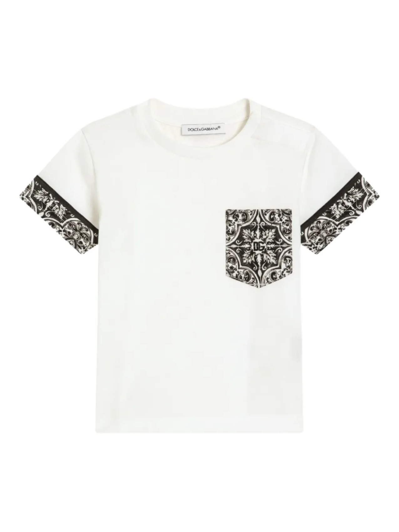 

Dolce & Gabbana Kids хлопковая футболка, белый