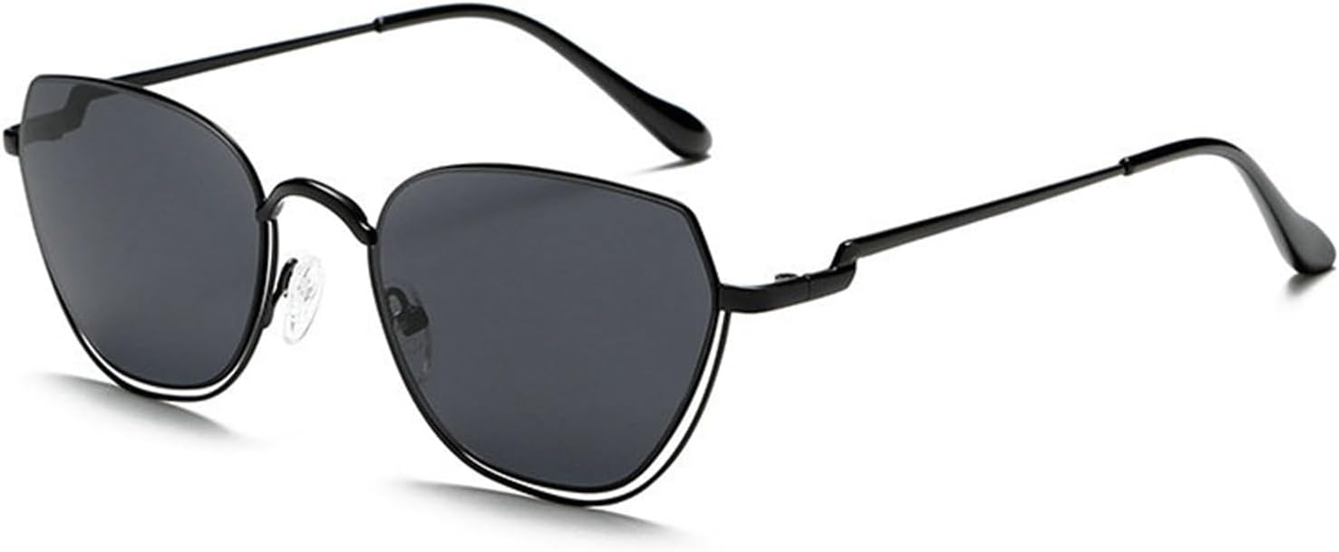 

Willochra Винтажные милые металлические солнцезащитные очки «кошачий глаз» для женщин, роскошные классические женские солнцезащитные очки UV400, модные очки для улицы UV400, C6