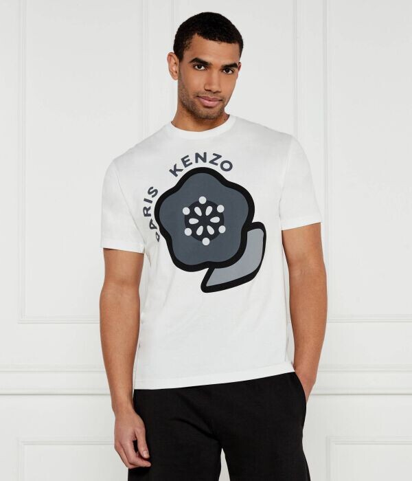 

Футболка Kenzo классического кроя, белый