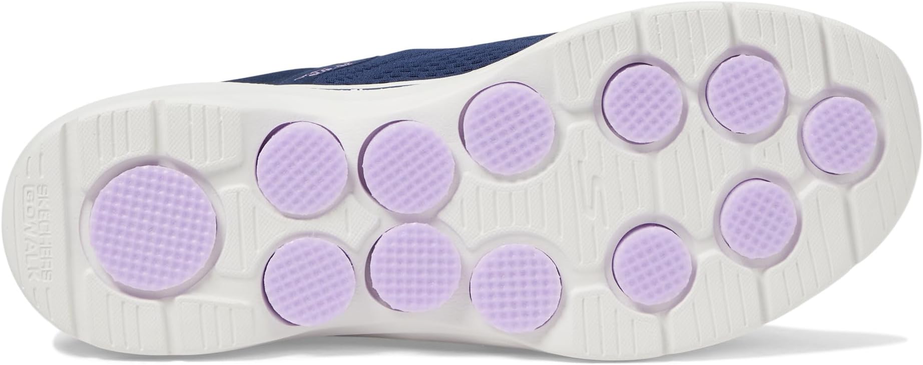 Кроссовки SKECHERS Performance Go Walk 7 Valin Hands Free Slip-Ins, цвет Navy/Lavender — фото 3