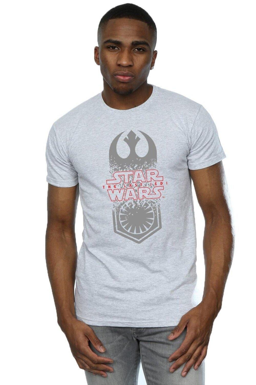 

Футболка «Последний джедай с символом Крэша» Star Wars, серый