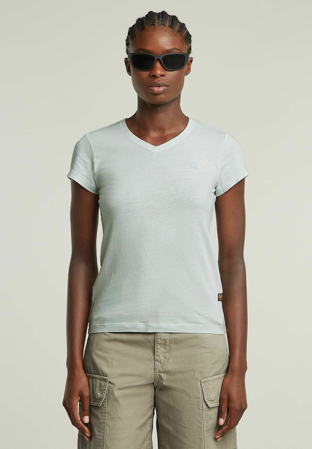 

Базовая футболка OVERDYED EYBEN 2.0 G-STAR, светло-голубой