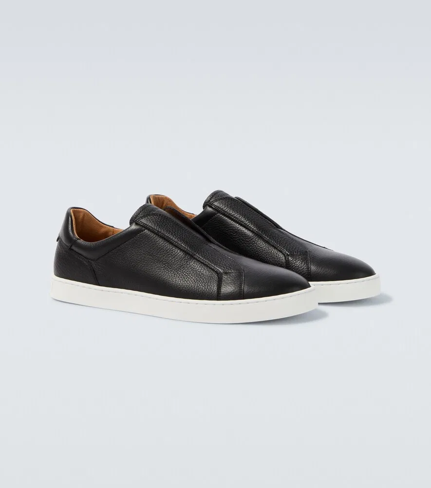 Кожаные туфли-слипоны Costa Slip II Magnanni, черный