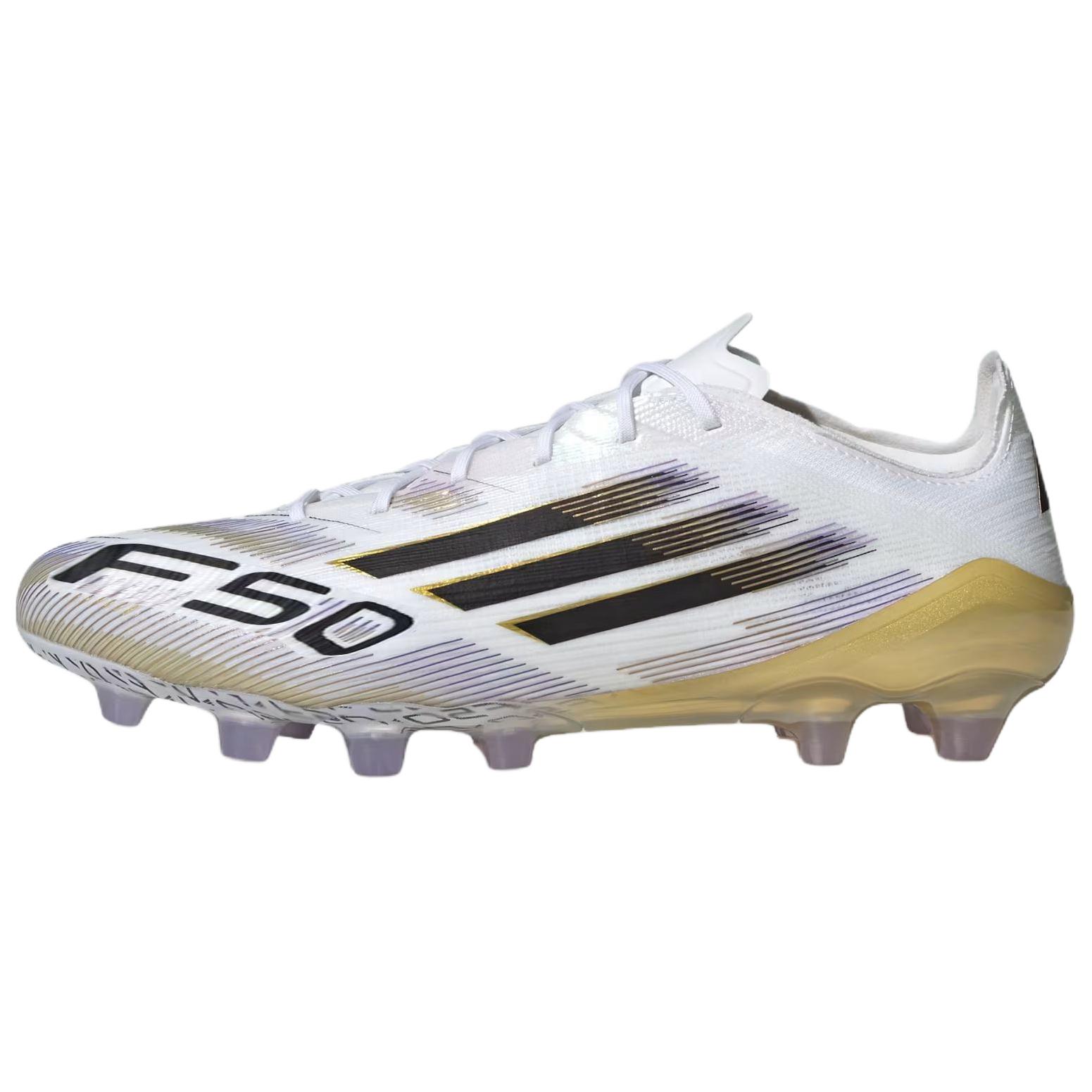 

Adidas Бутсы F50 ELITE Comfortable And Lightweight HG для твердого грунта, устойчивые к истиранию, унисекс, бело-черные