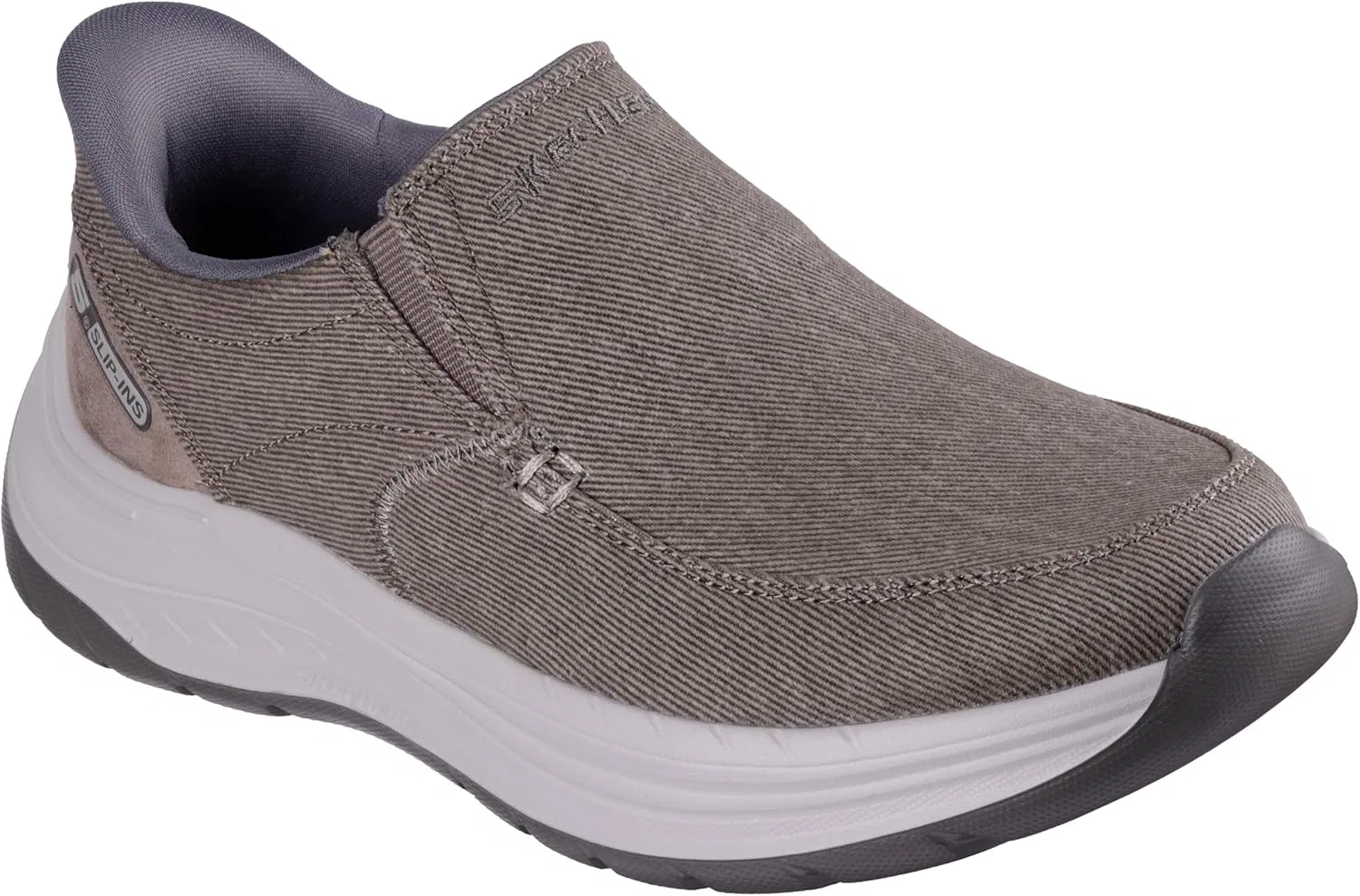 Лоферы Skechers с технологией Slip-Ins, Taupe — фото 4
