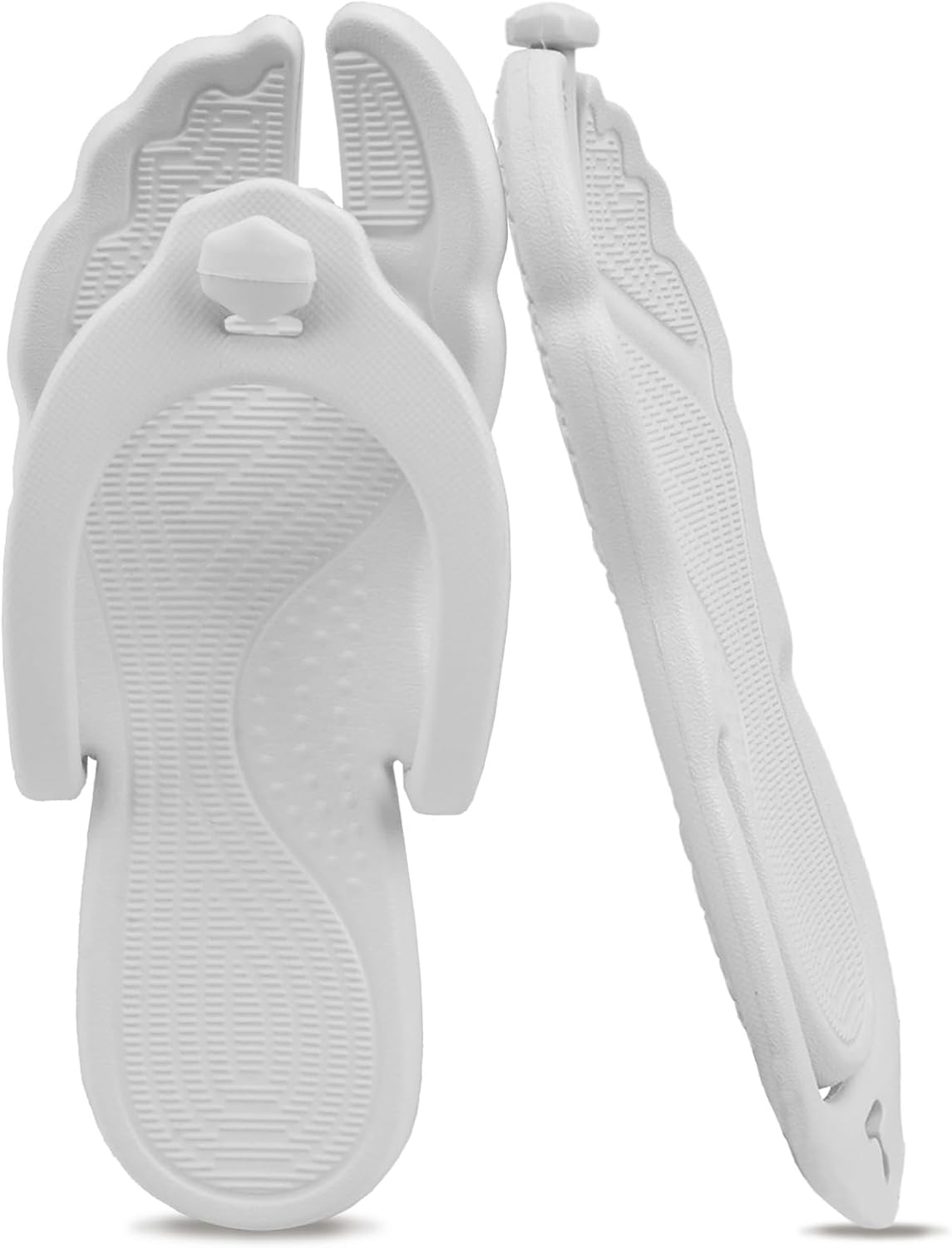 

Женские и мужские шлепанцы ZOORON, душевые тапочки, складные пляжные сандалии, дорожные тапочки для женщин, легкие, нескользящие, быстросохнущие, серый