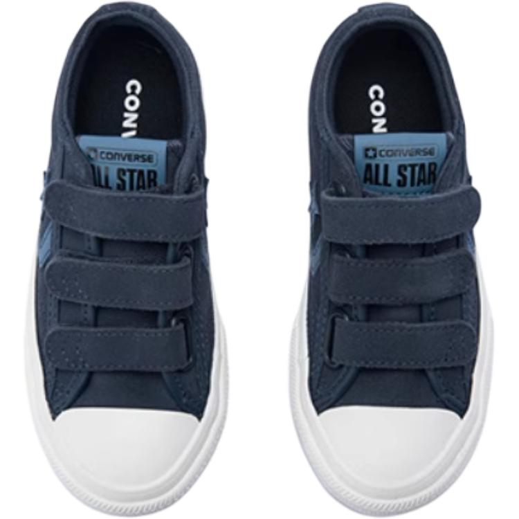 Звездные игроки 76 низкие детские кеды Converse, синий — фото 4