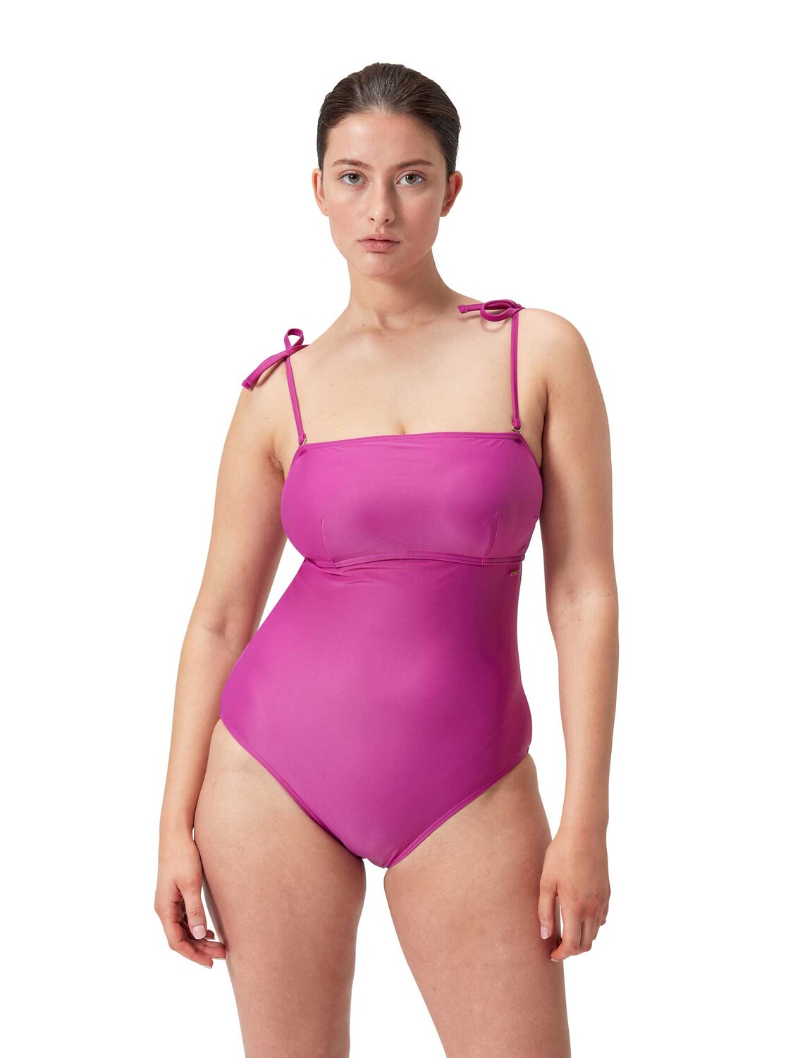 

Цельный купальник Speedo WOMENS SHAPING BANDEAU, фиолетовый