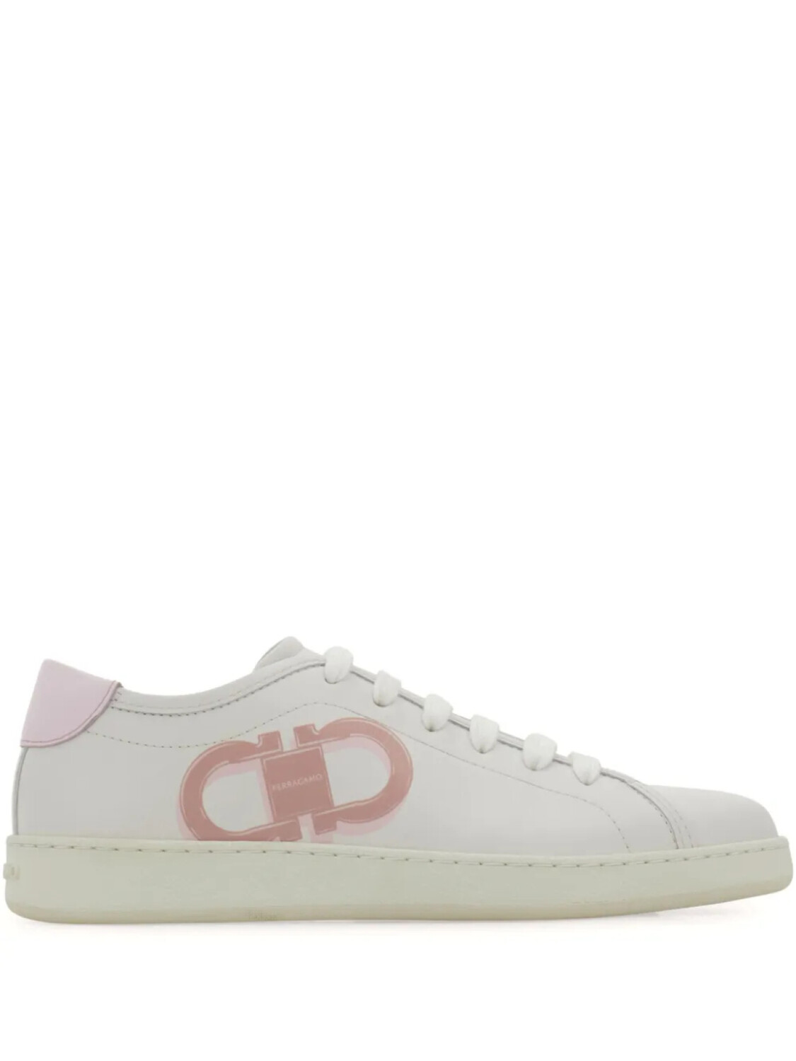 Кроссовки Ferragamo Double Gancini, белый