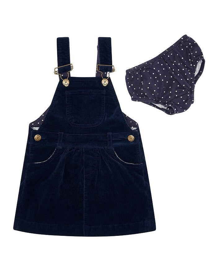 

Вельветовый комбинезон для девочек Dotty Dungaree – для малышей, маленьких детей, больших детей Dotty Dungarees, синий