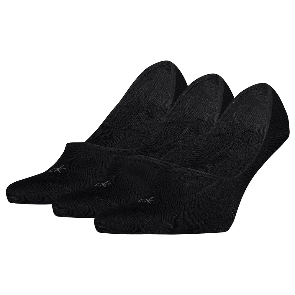 

Носки 3 шт Calvin Klein 701234367 no show, черный