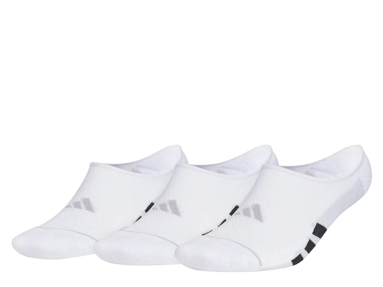 

Супервпитывающие мужские носки ноу-шоу - набор 3 шт. Adidas, White