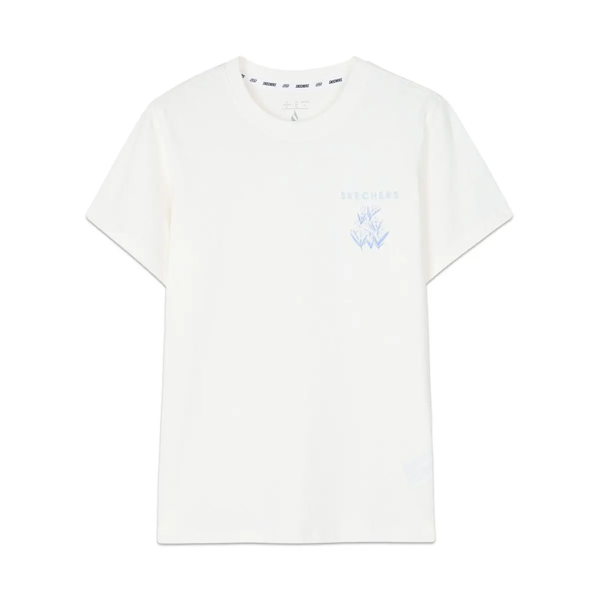 

Skechers Футболка Sports Alliance Series Regular женская Marshmallow White