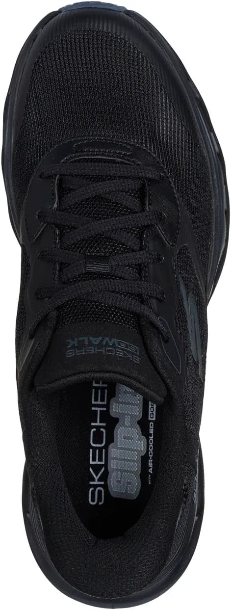 Мужские кроссовки Skechers Hands Free Slip-ins Go Walk Glide-Step 2.0 - Zac, черный — фото 3