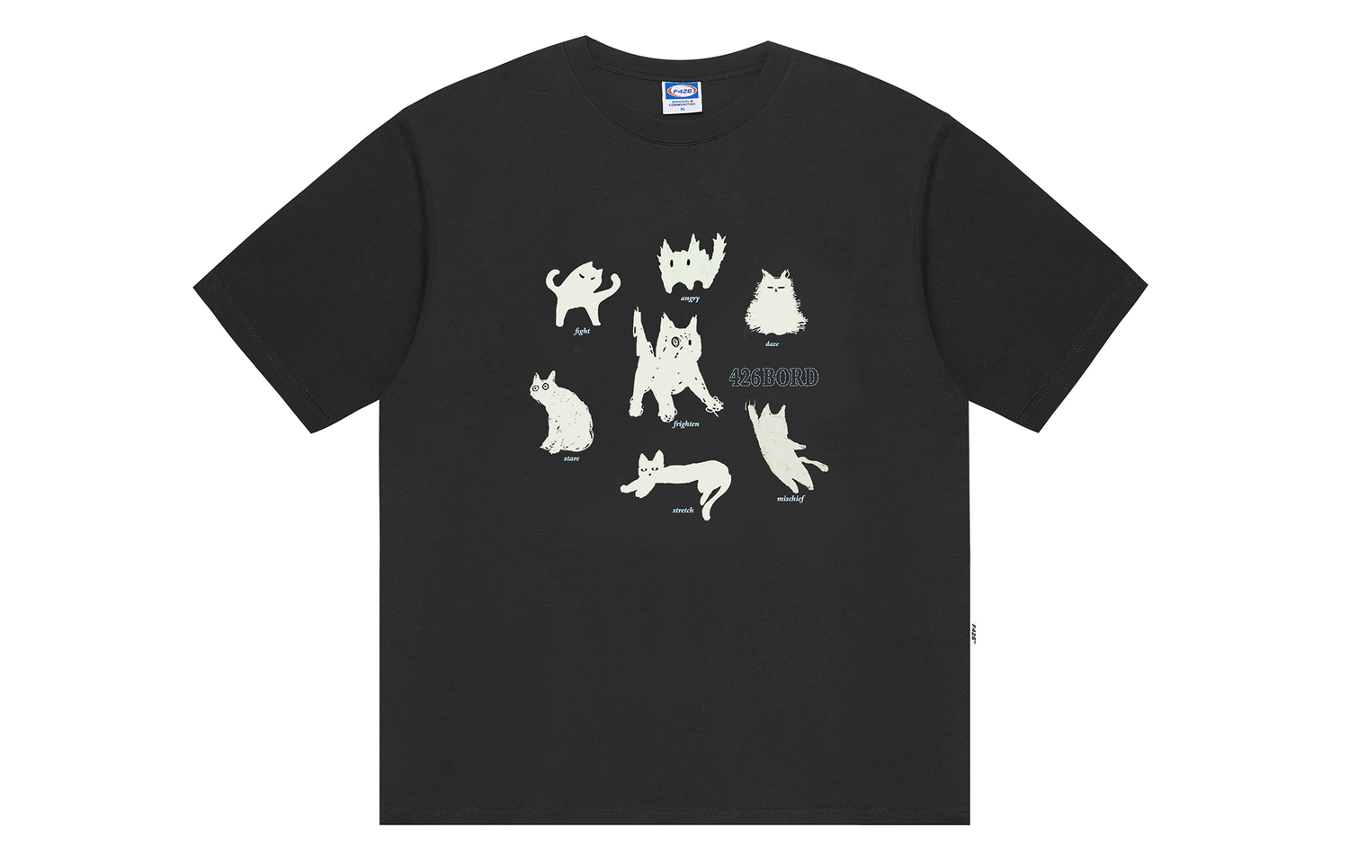 

Футболка Unisex F426, светло-серый меланж