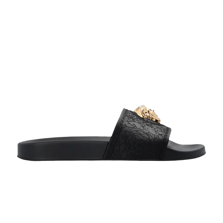 Кроссовки Versace Wmns Palazzo Medusa Pool Slide, черный