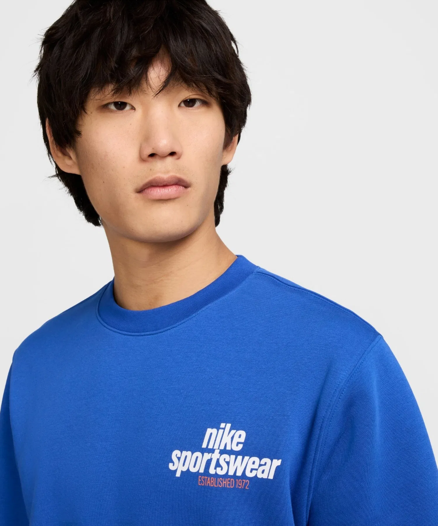 Мужская флисовая толстовка Nike Club HJ2174-480 Game Royal — фото 4