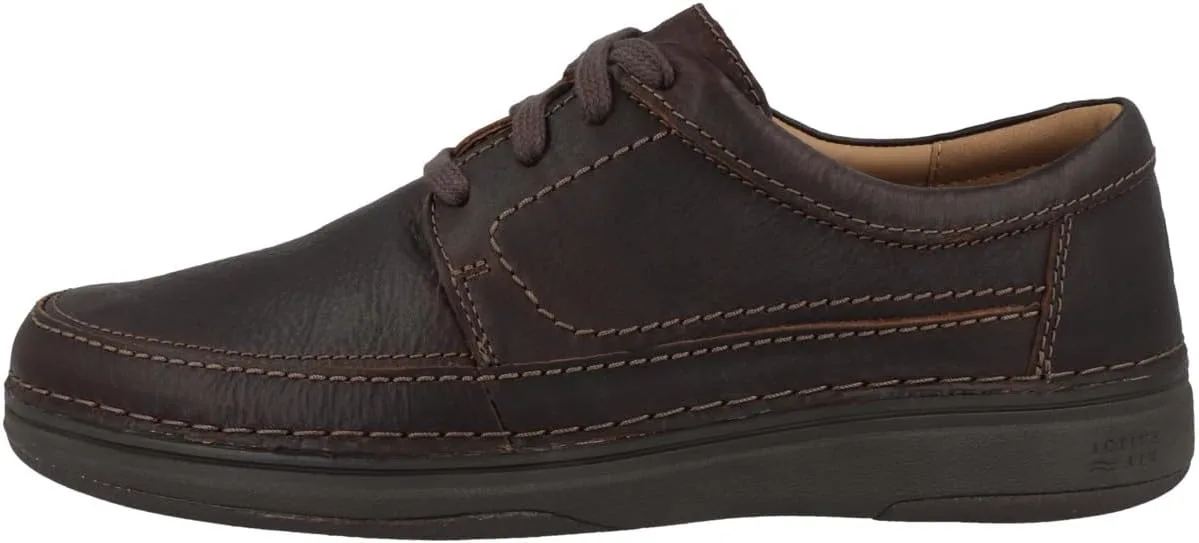 Мужские кожаные туфли Clarks, темно-коричневый