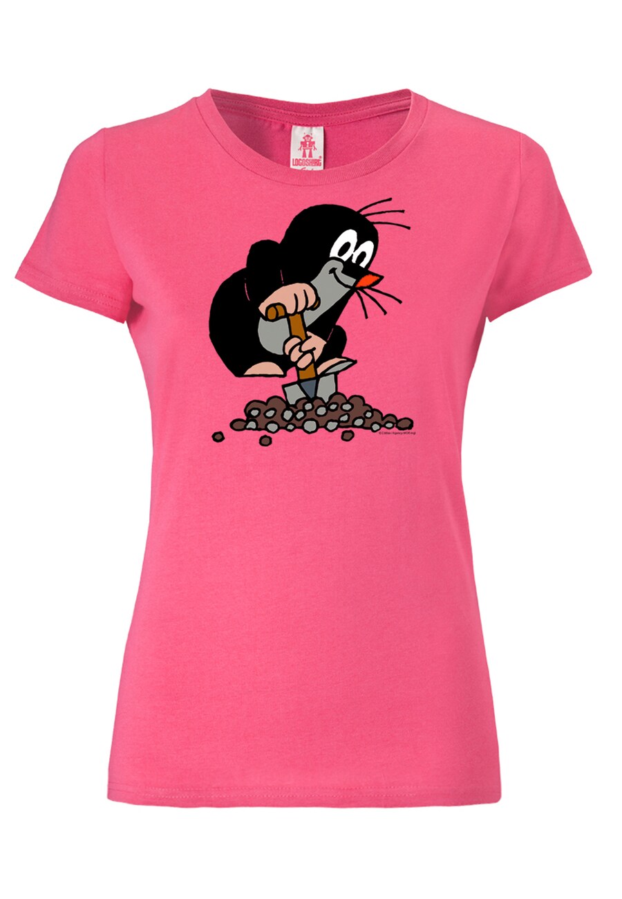 

Рубашка LOGOSHIRT Der kleine Maulwurf, розовый
