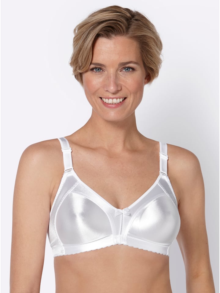 

Бюстгальтер-минимайзер без косточек белого цвета Naturana
