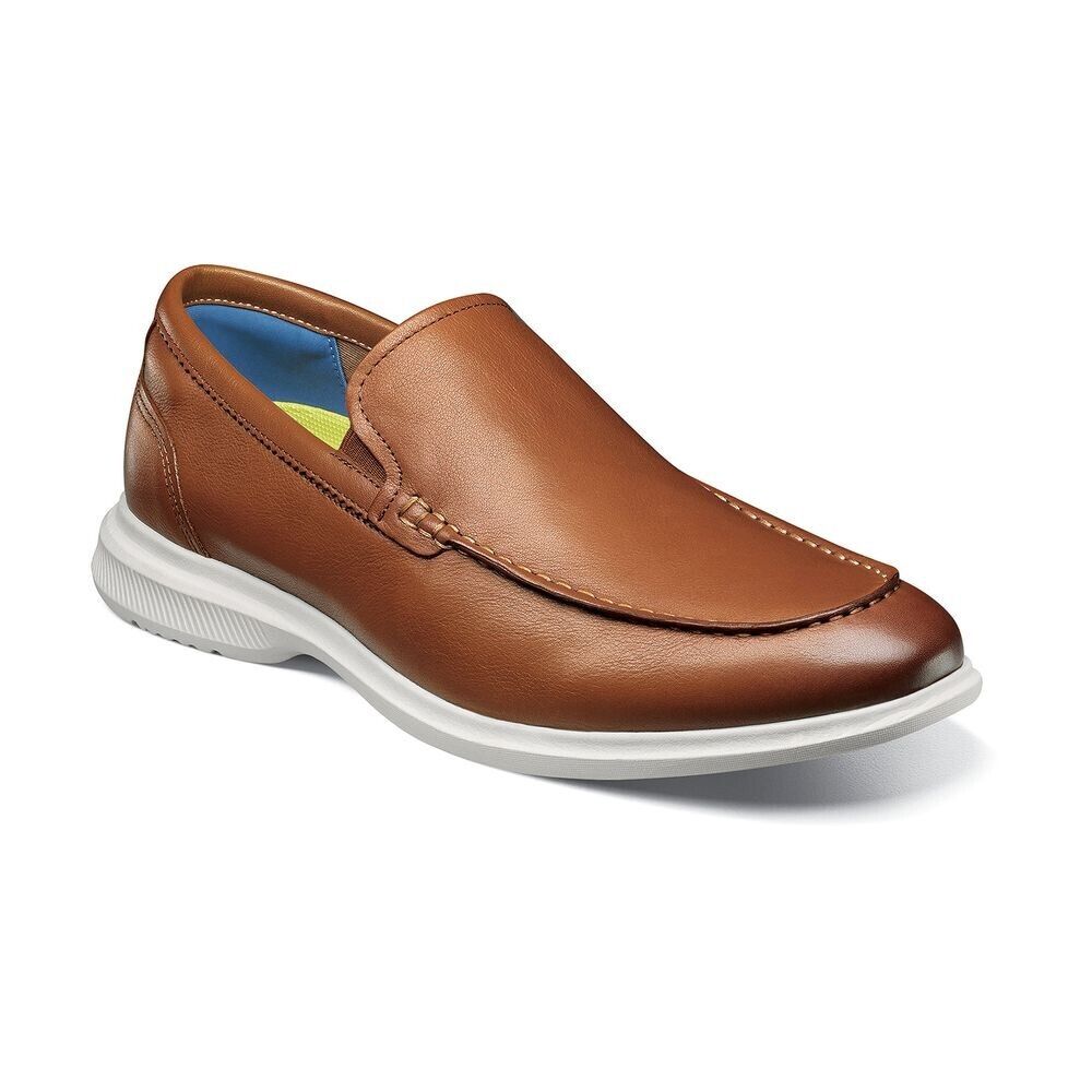 

Florsheim Hamptons 14397-221 Mens 7 Brown Leather Moc Toe Venetian Loafer KHD909