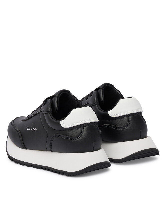 Кроссовки Low Cut Lace-Up Sneaker V3A9-83110-1355 S Calvin Klein, черный — фото 3