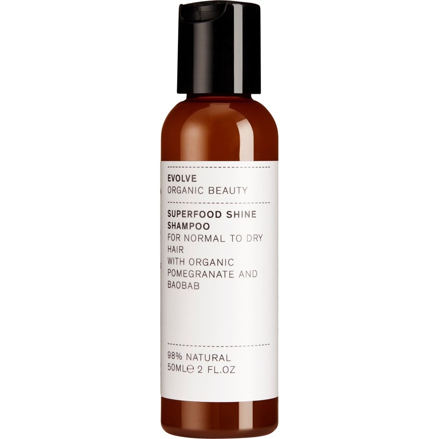 

Шампунь Evolve Organic Beauty Superfood Shine Shampoo, 50 ml