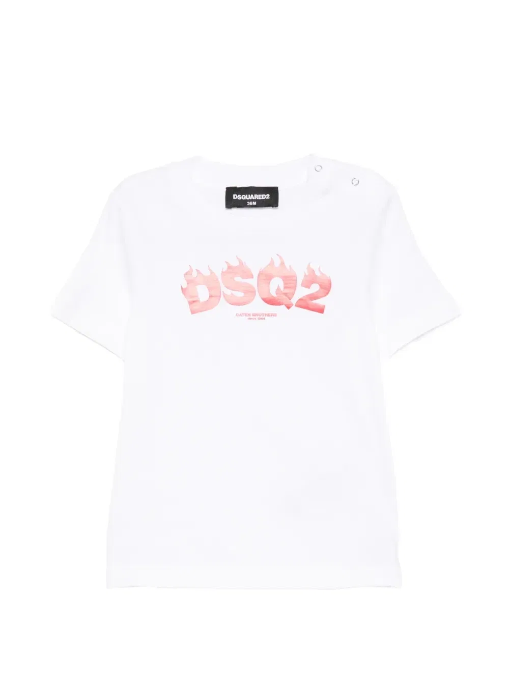 Футболка с короткими рукавами Dsquared2 Kids, белый